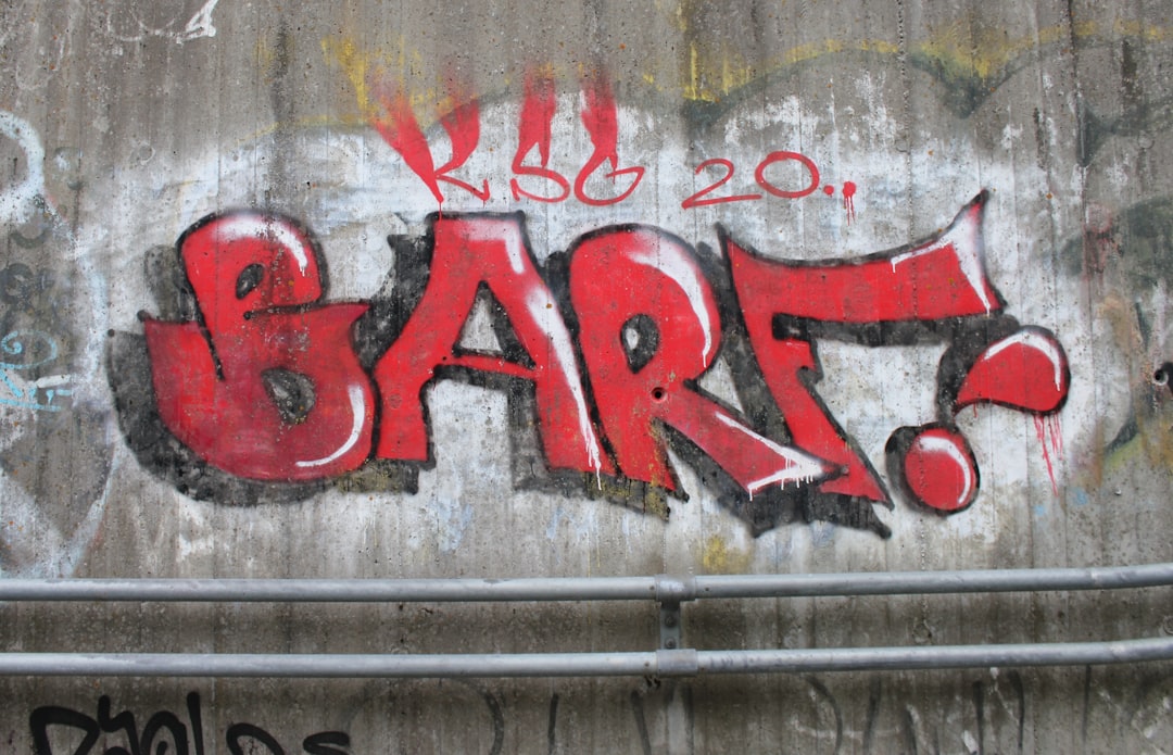 graffiti on the side of a concrete wall